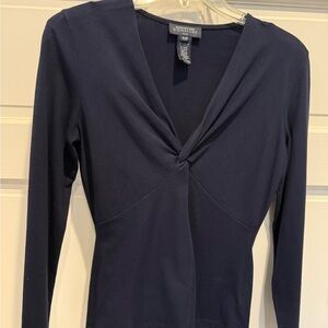 Jones New York Women's Navy Blouse